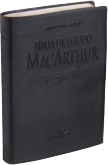 Bíblia de Estudo MacArthur - RA - SBB - Preta - Grande