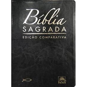 Bíblia Sagrada Edição Comparativa - NVI - GEOGRÁFICA - Preta