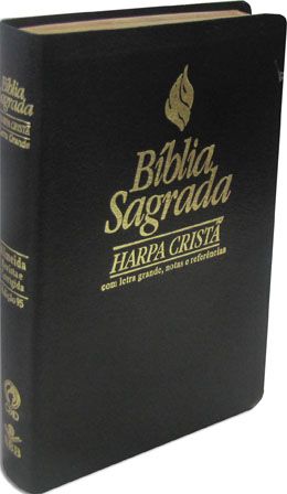 Bíblia Letra Grande - Harpa Cristã - RC - CPAD - Preta