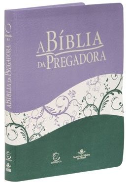 Bíblia da Pregadora - RA - SBB - Roxa e Verde/Duotone