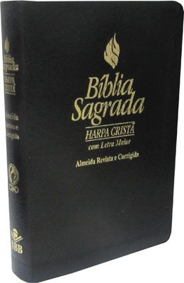 Bíblia Letra maior - Harpa Cristã - ARC - CPAD - Preta